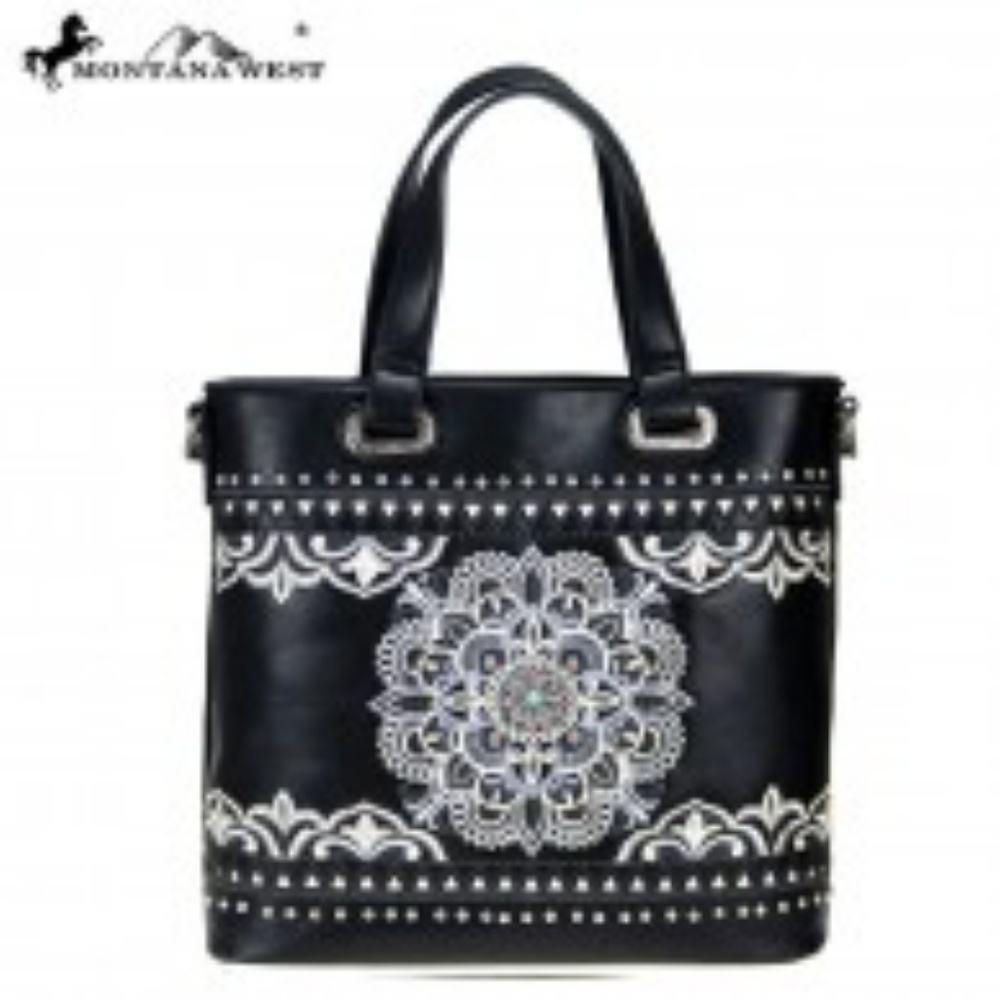 Montana West Embroidered Tote/Crossbody